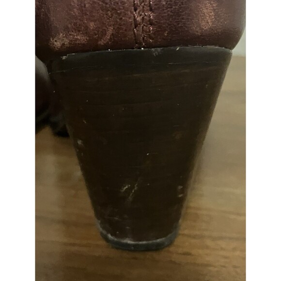 Frye Paulina Artisan Ankle Zip Bootie Womens Size 7M Reddish Brown - Picture 10 of 14